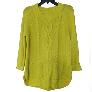 New Directions small yellow sweater